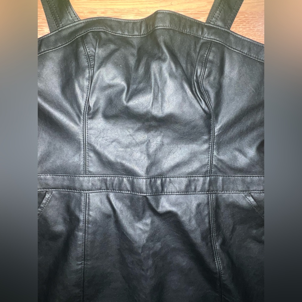 Abercrombie & Fitch Black Leather Dress - Picture 3 of 4